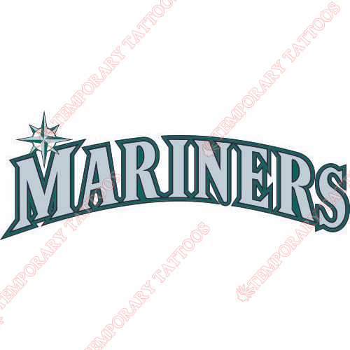 Seattle Mariners Customize Temporary Tattoos Stickers NO.1921